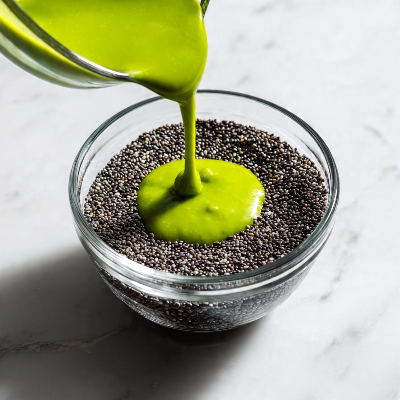 4-Ingredient Matcha Chia Pudding Recipe - Recipe Image