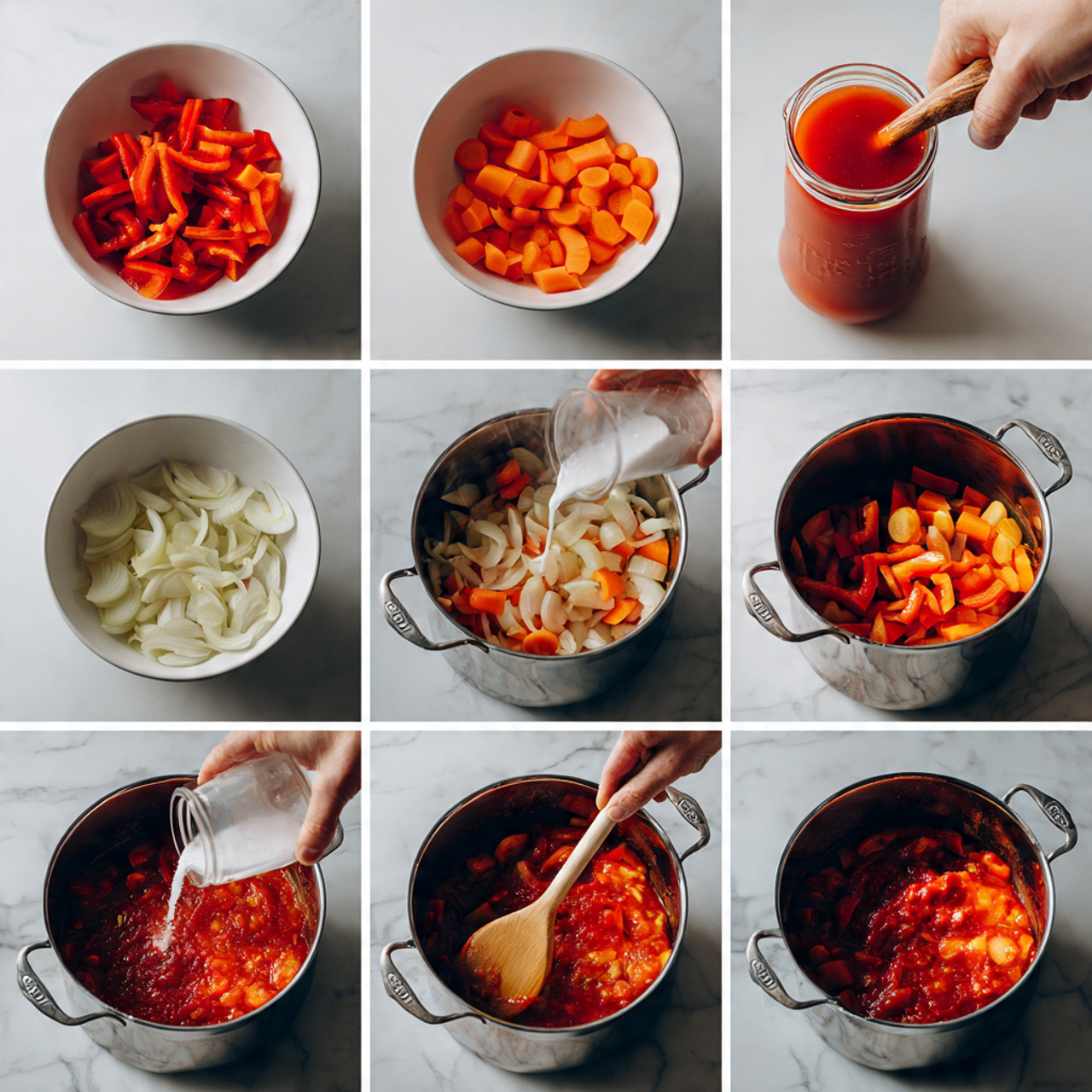 Lecho - Bell Pepper, Tomato and Onion Stew Recipe - Recipe Image