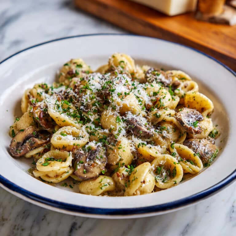Creamy Miso Mushroom Pasta Recipe