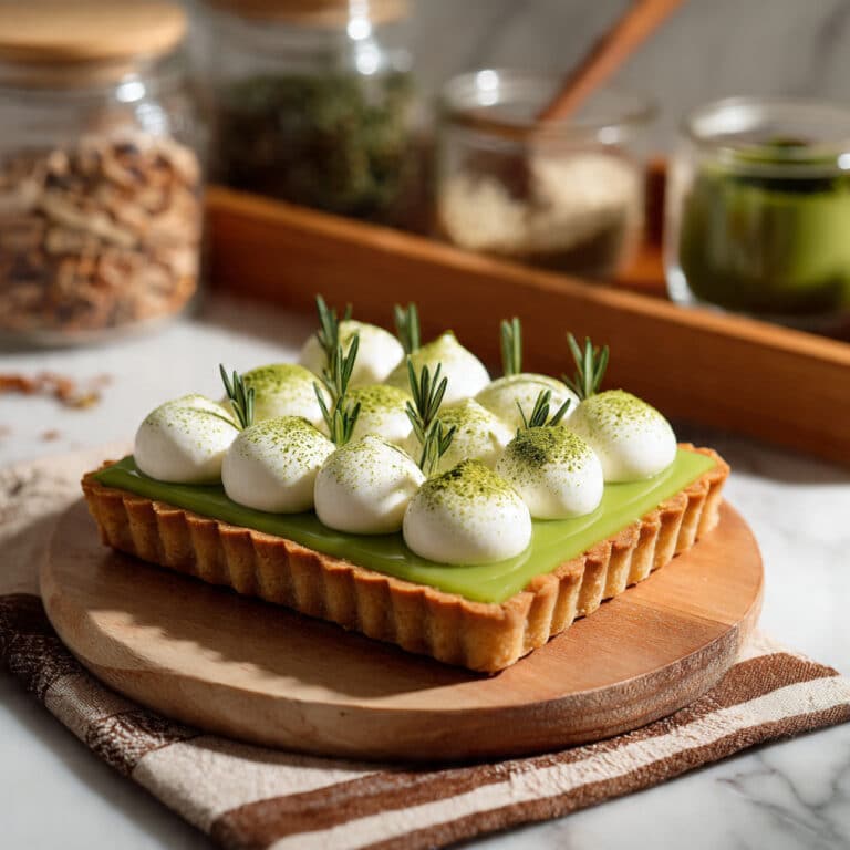 Matcha Cheesecake Tart Recipe