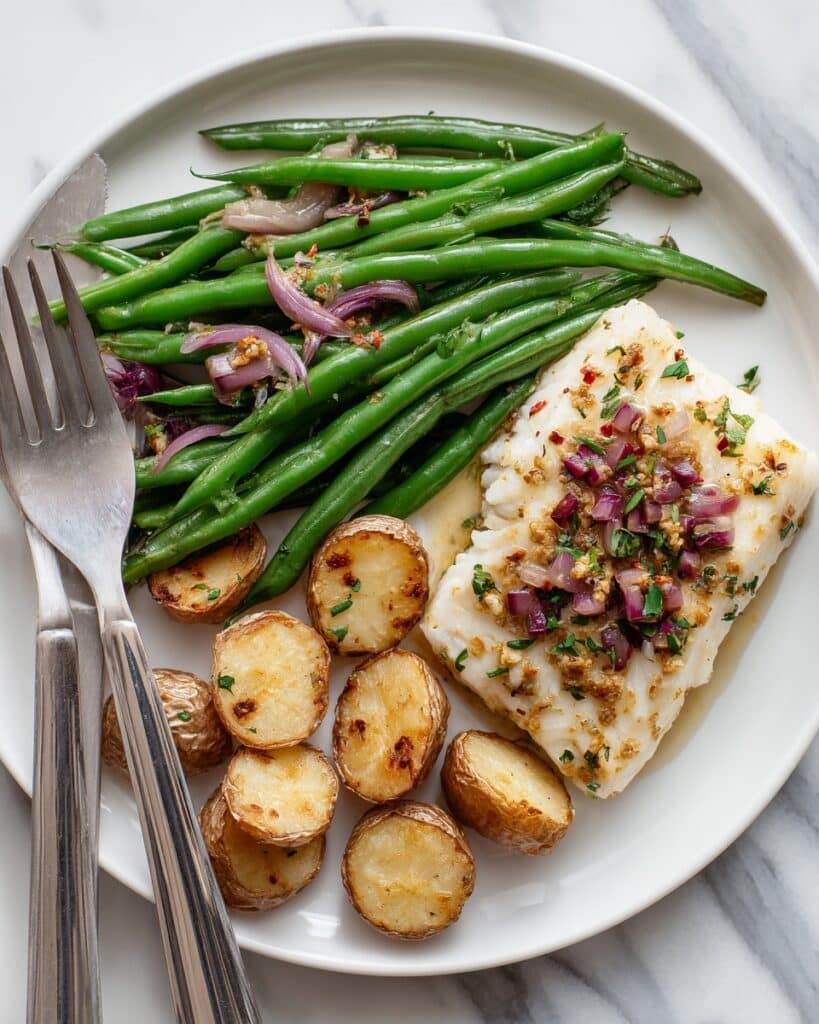 Mediterranean Baked Halibut Recipe