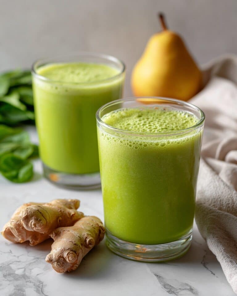 Anti-Inflammatory Pear and Ginger Smoothie Recipe