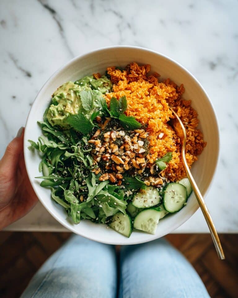 Crispy Rice Salad with Cucumbers and Herbs Recipe