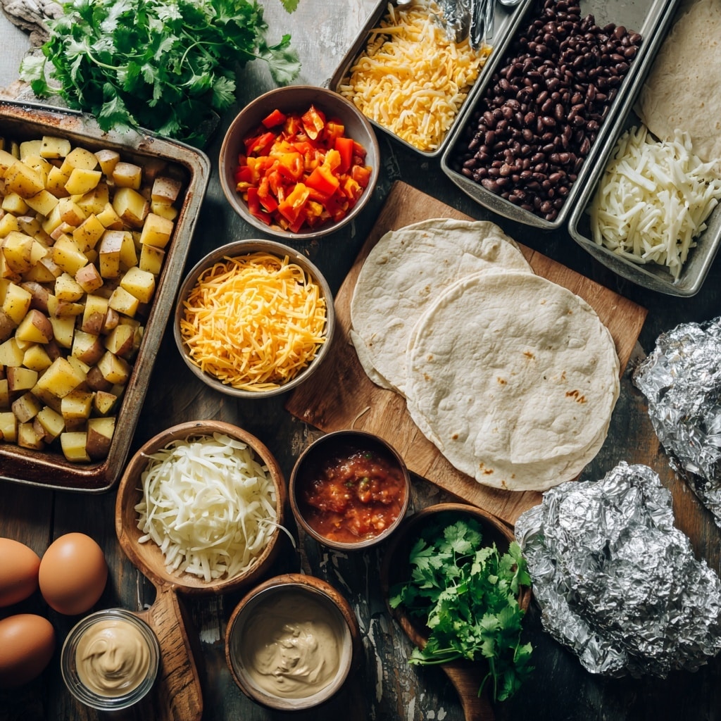 A white rectangular baking tray filled with a layered dish is shown. The bottom layer has red sauce spread evenly. On top of this is a layer of thin, colorful slices of bell peppers including yellow, green, and red. The top layer is covered with a generous amount of shredded cheese, mostly pale yellow in color. A woman's hand is holding a wooden spoon and pouring a dark sauce over the cheese layer. The tray is on a stove with a white marbled surface around it. Photo taken with an iphone --ar 4:5 --v 7