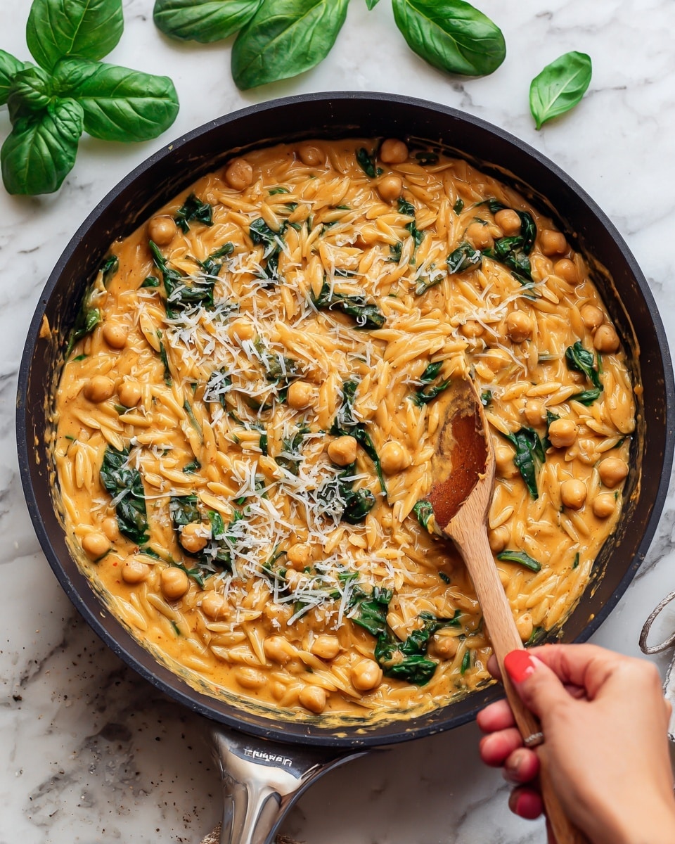 Marry Me Chickpeas and Orzo Recipe