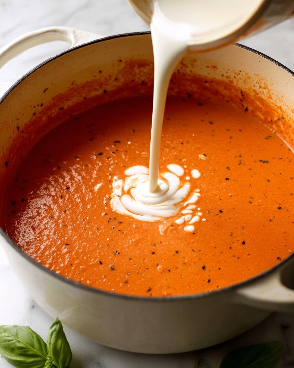 Creamy Tomato Basil Bisque Recipe - Recipe Image
