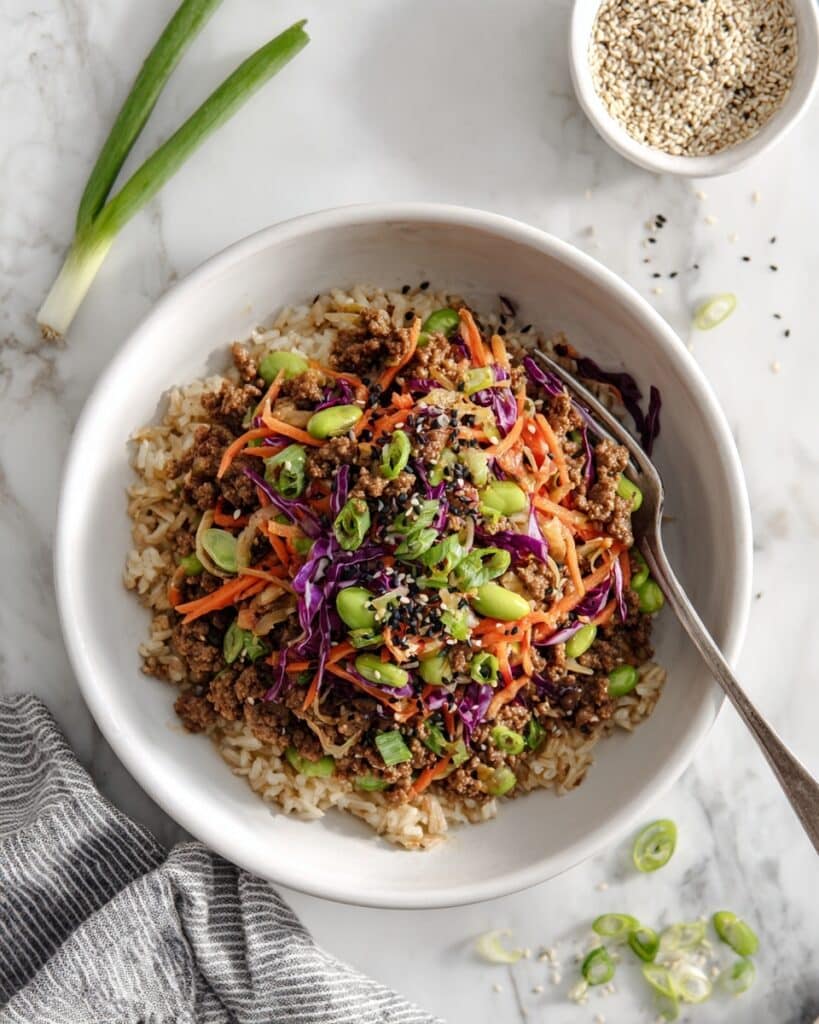 Extra Veggie Turkey Egg Roll In A Bowl Recipe