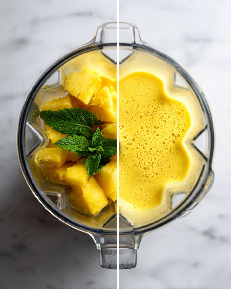 Easy Pineapple Mint Popsicles Recipe - Recipe Image