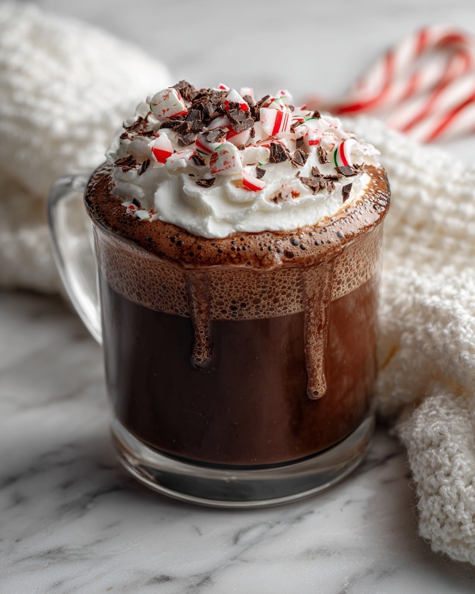 Peppermint Hot Cocoa with Homemade Coconut Whipped Cream Recipe