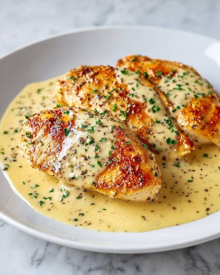 Boursin Chicken with Garlic and Herb Sauce Recipe