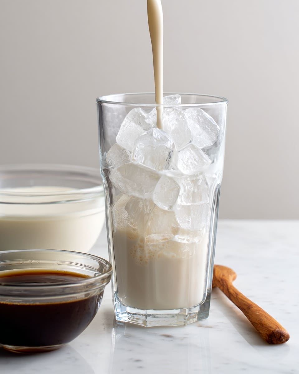 Maple Cream Iced Latte with Flaky Sea Salt Recipe - Recipe Image