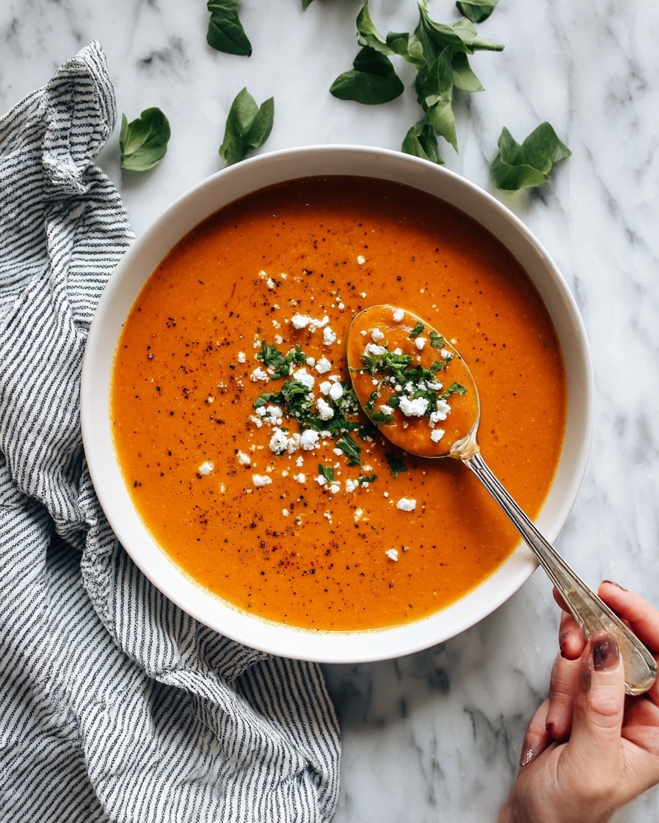 Creamy Tomato Basil Bisque Recipe