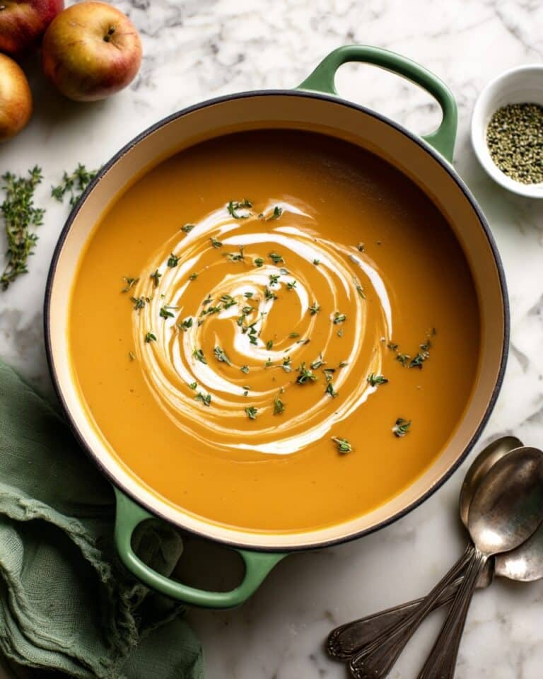 Roasted Pumpkin Apple Soup Recipe