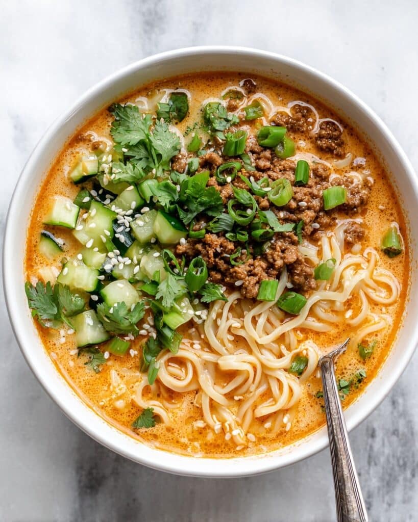Miso Peanut Ramen Bowls Recipe