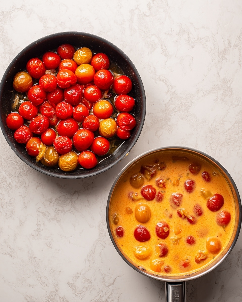 30 Minute Creamy Tomato Gnocchi with Burrata Recipe - Recipe Image