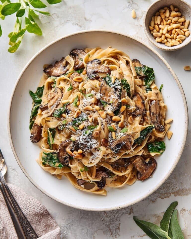 Caramelized Leek and Mushroom Gruyère Pasta Recipe