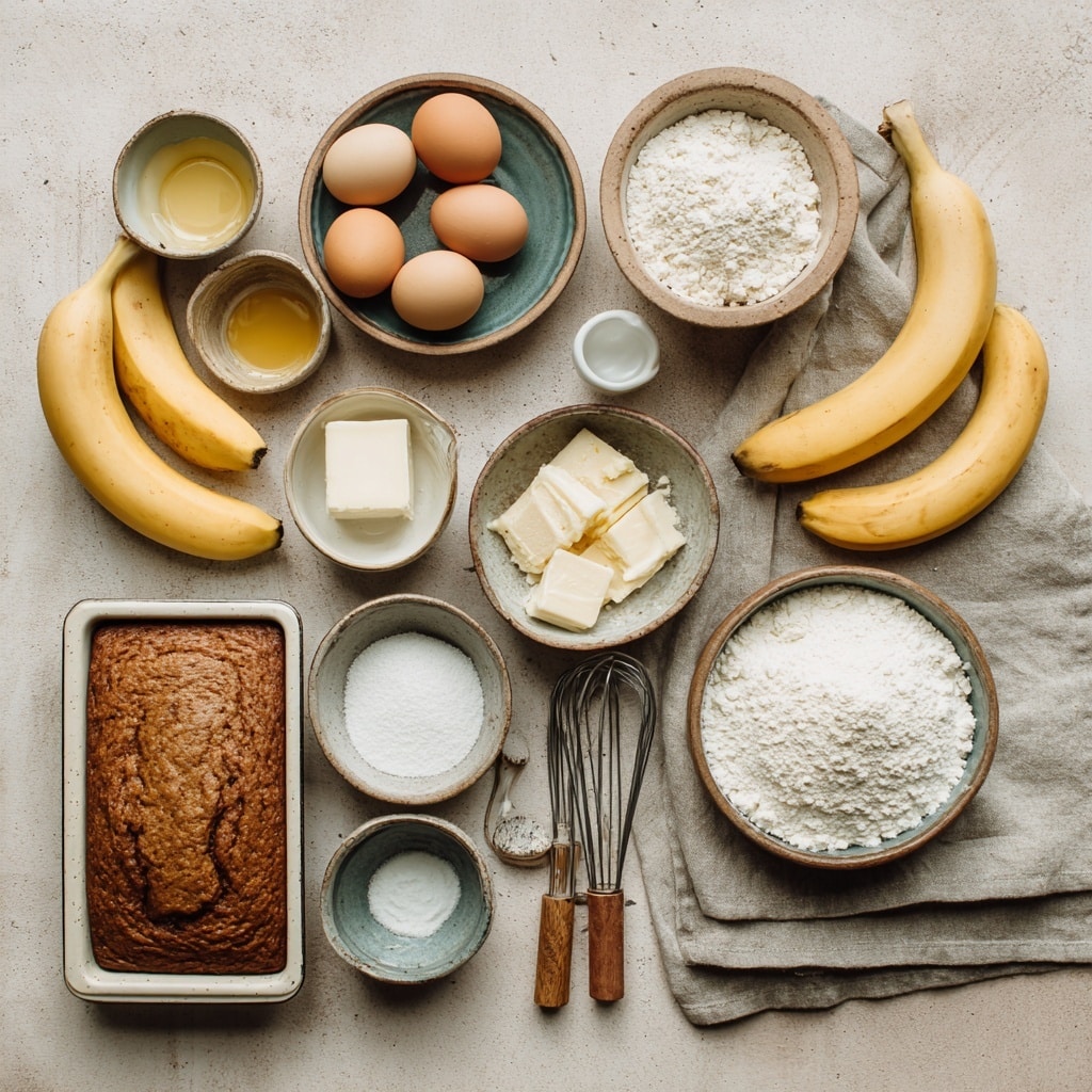 The image shows two side-by-side views of a baking process on a white marbled surface. On the left, there is a bowl with a rainbow-striped handle containing a yellow batter with bubbles, topped with a mound of white flour ready to be mixed. On the right, a rectangular pan lined with parchment paper holds a thick, smooth, light yellow batter, spread evenly inside, ready for baking. The lighting is soft and natural. photo taken with an iphone --ar 4:5 --v 7