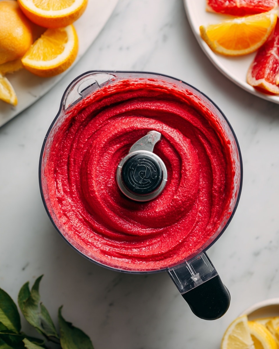 One-Ingredient Blood Orange Sorbet Recipe - Recipe Image