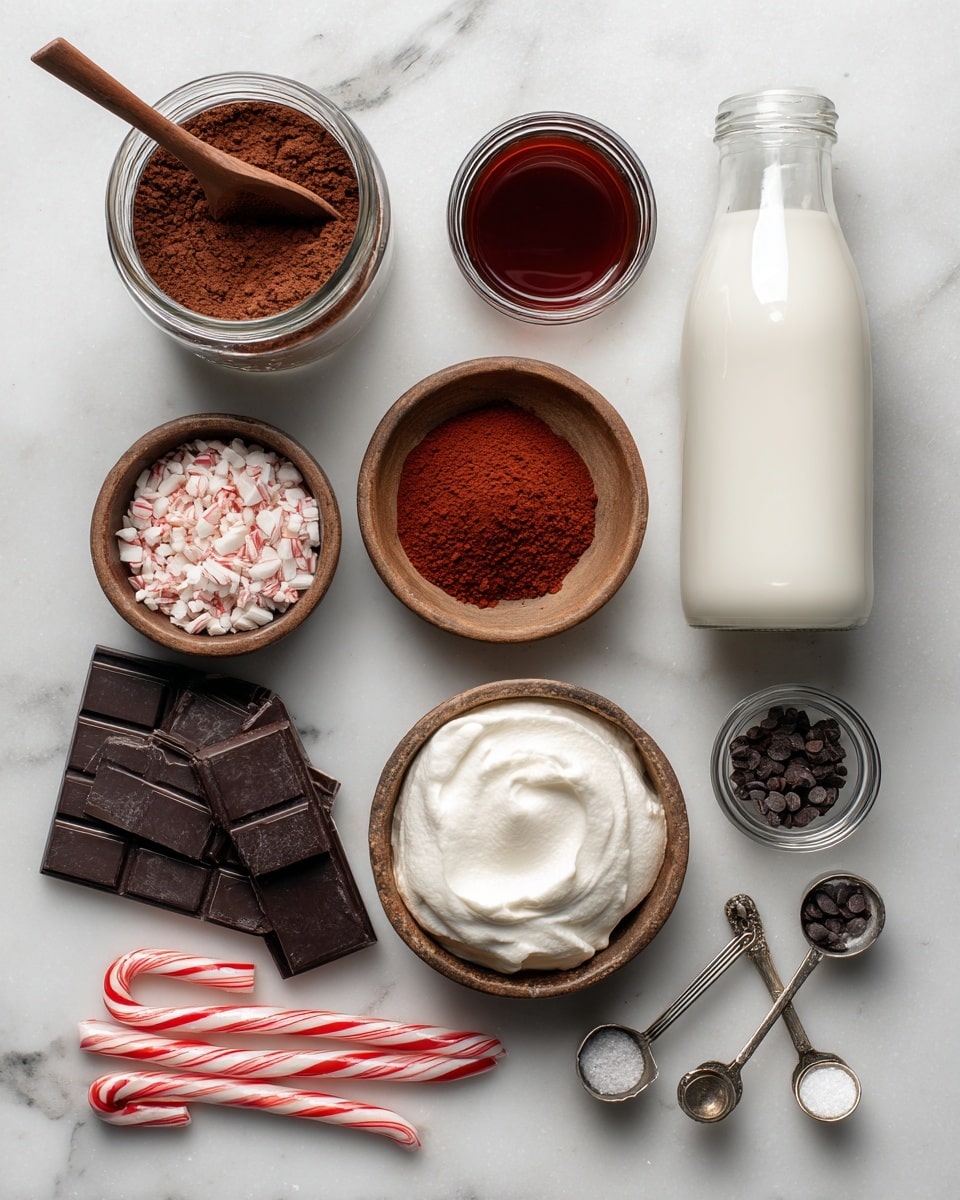 Peppermint Hot Cocoa with Homemade Coconut Whipped Cream Recipe - Recipe Image