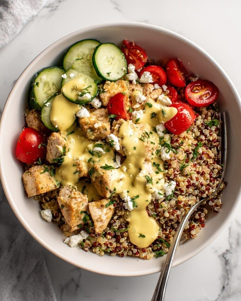 Mediterranean Chicken Quinoa Bowl Recipe
