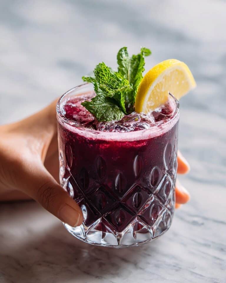 Blueberry Lemon White Wine Spritzer Recipe