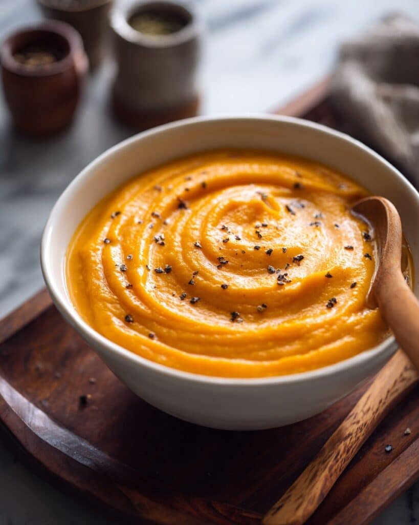 Roasted Garlic Whipped Butternut Squash Recipe