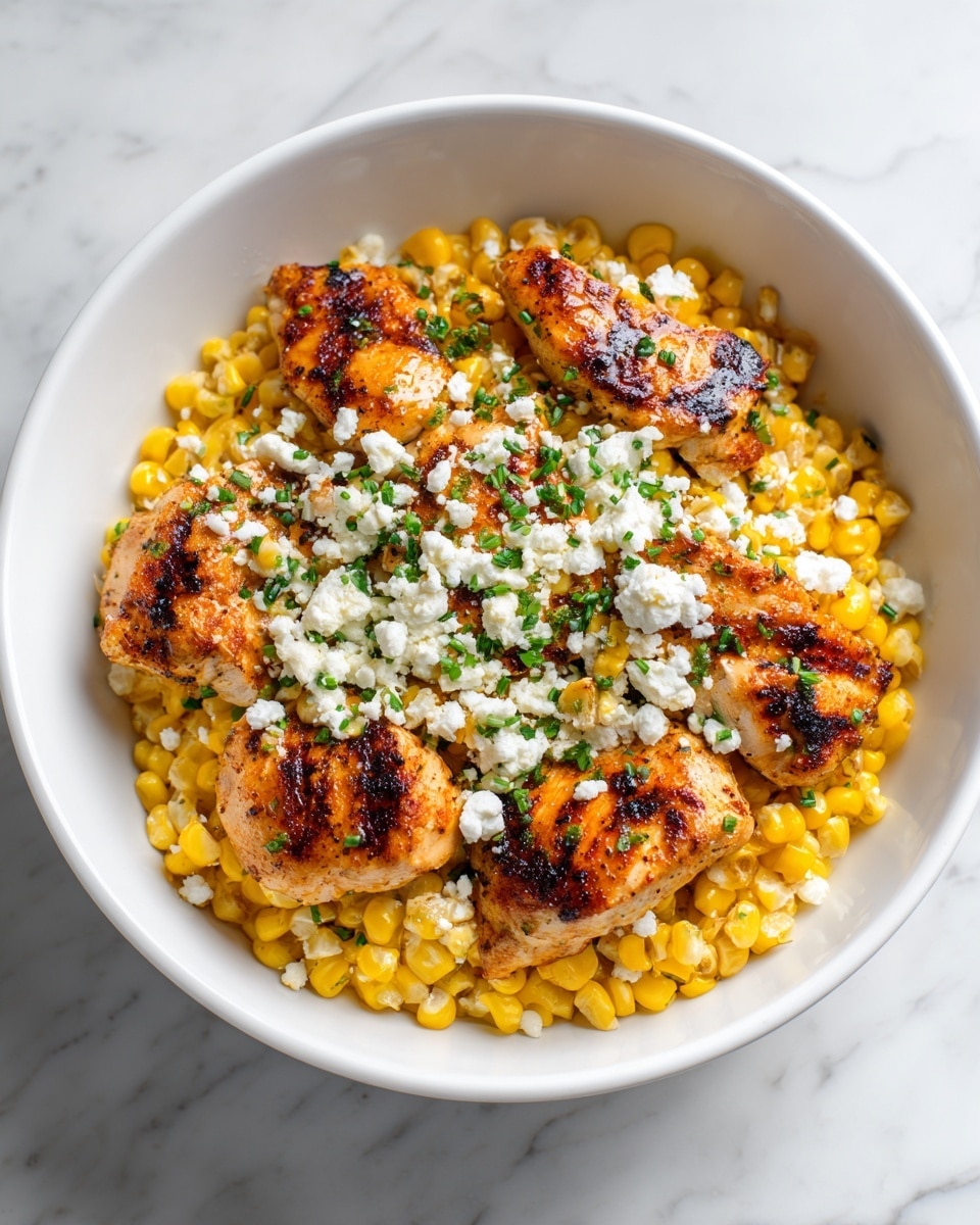 Mexican Street Corn Chicken Bowl Recipe