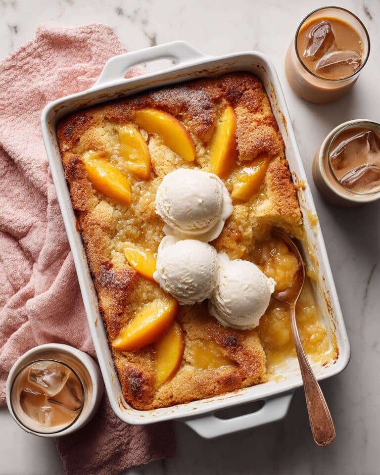 Easy Peach Cobbler Recipe