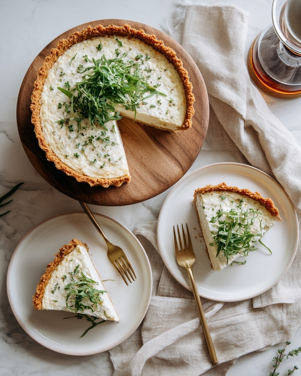 Creamy Gruyère Quiche with Fresh Herbs Recipe