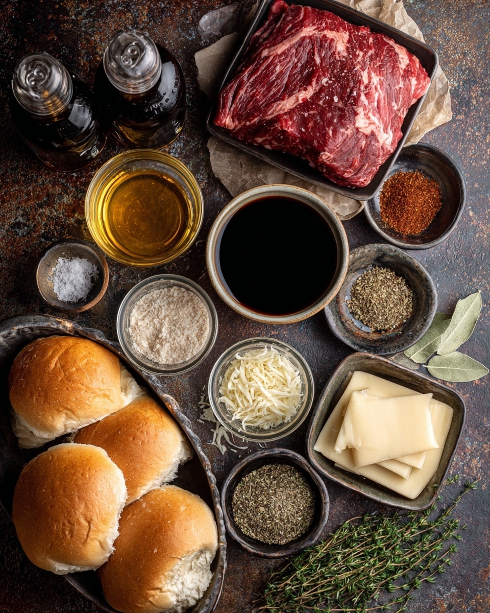 The image shows a pile of cooked beef slices stacked closely on a white marbled surface. The beef pieces have a rich brown color with a slightly shiny, moist texture. Small bits of green herbs are sprinkled over the meat, adding a touch of freshness. Around the beef stack, a few green parsley sprigs lay scattered on the marble, enhancing the natural and simple presentation. The background is soft and blurred, keeping the focus on the textured slices of beef in the center photo taken with an iphone --ar 4:5 --v 7