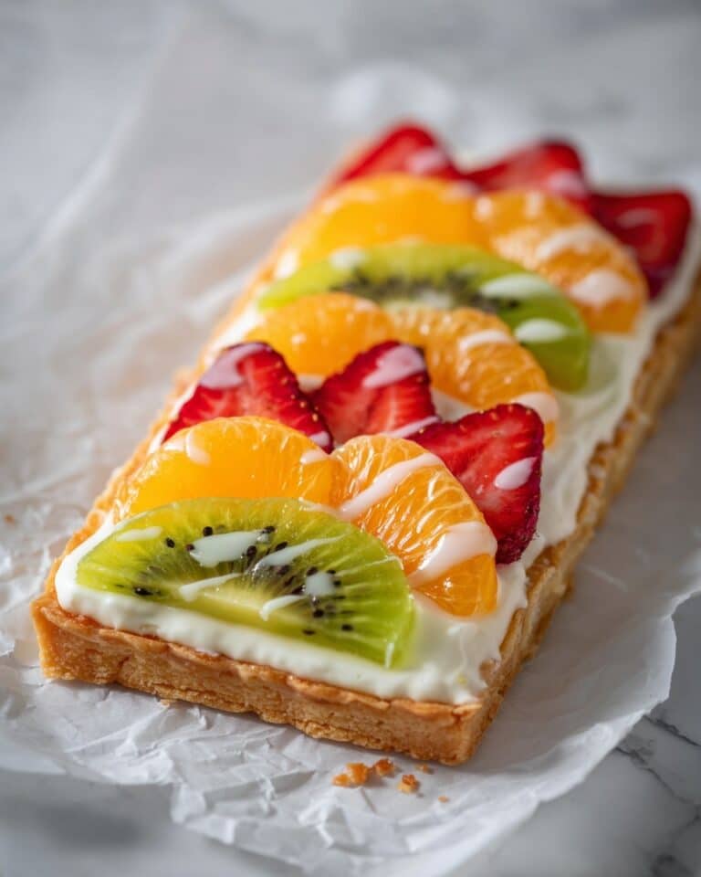 Fruit Tart with Cream Cheese and Fresh Fruit Recipe