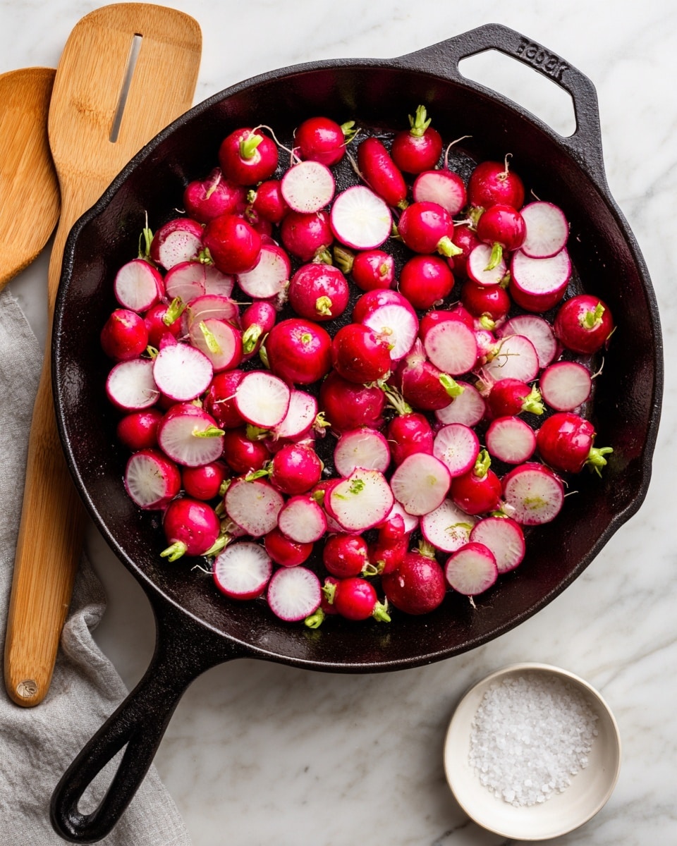 Roasted Radishes with Lemon-Dijon Vinaigrette Recipe - Recipe Image