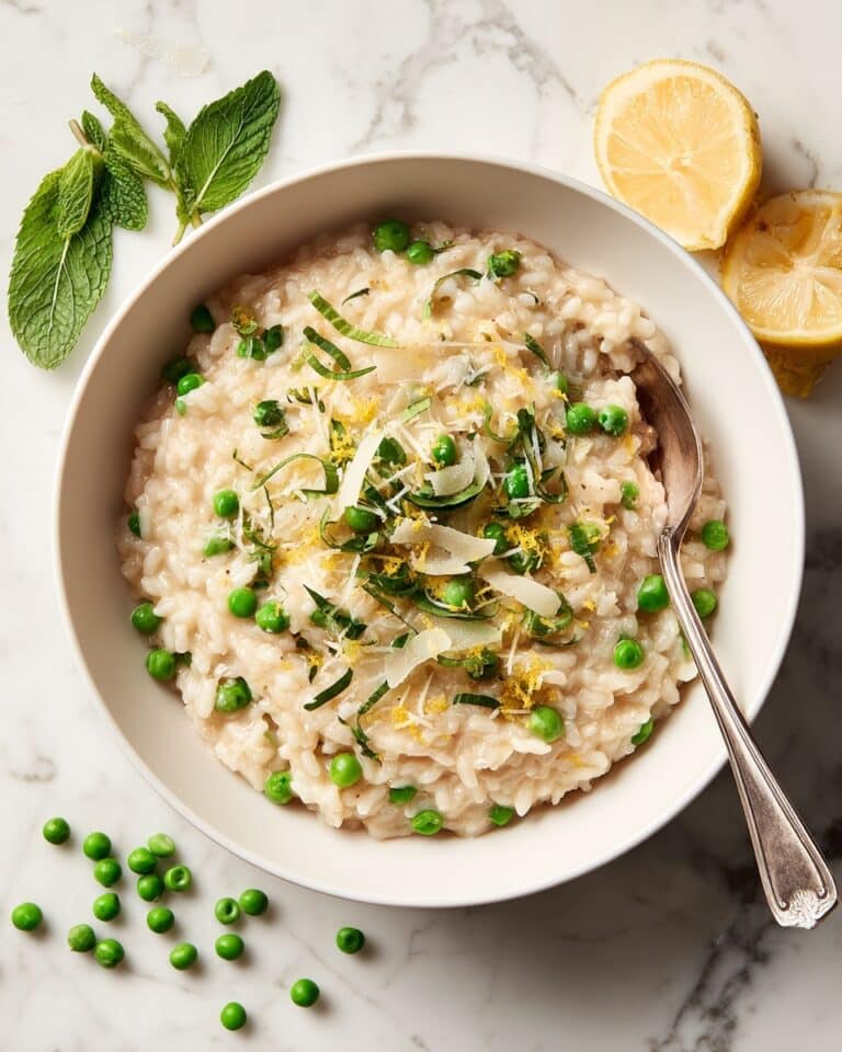 Creamy Pea Risotto Recipe
