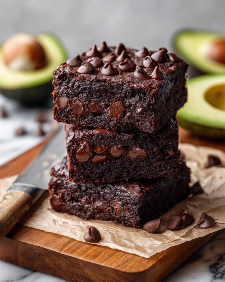 Fudgy and Decadent Avocado Brownies Recipe