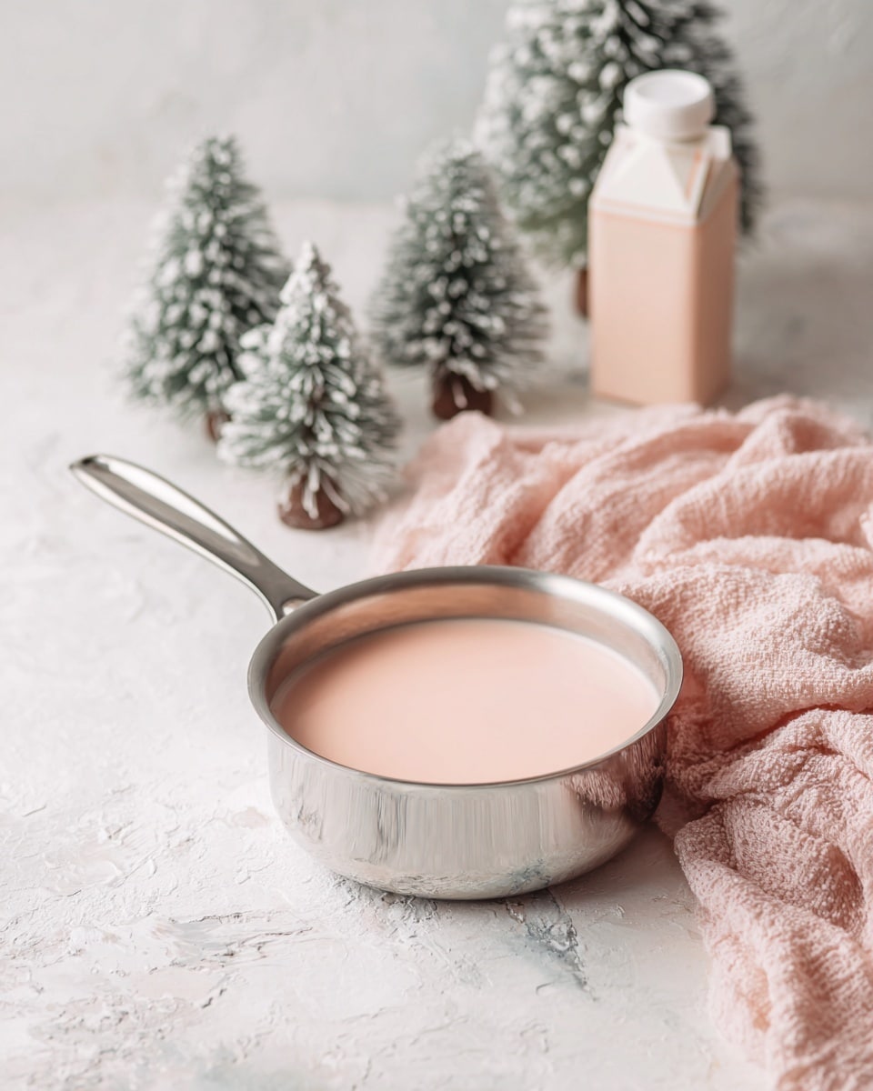 Pink Hot Chocolate with Beet Powder and Nutmeg Recipe - Recipe Image
