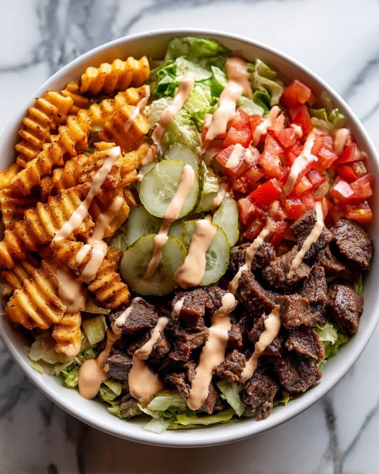 Burger Bowls with House Sauce and Ranch Fries Recipe