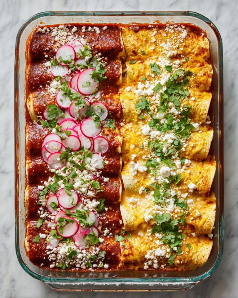 Christmas Enchiladas with Spinach, Mushrooms, and Black Beans Recipe