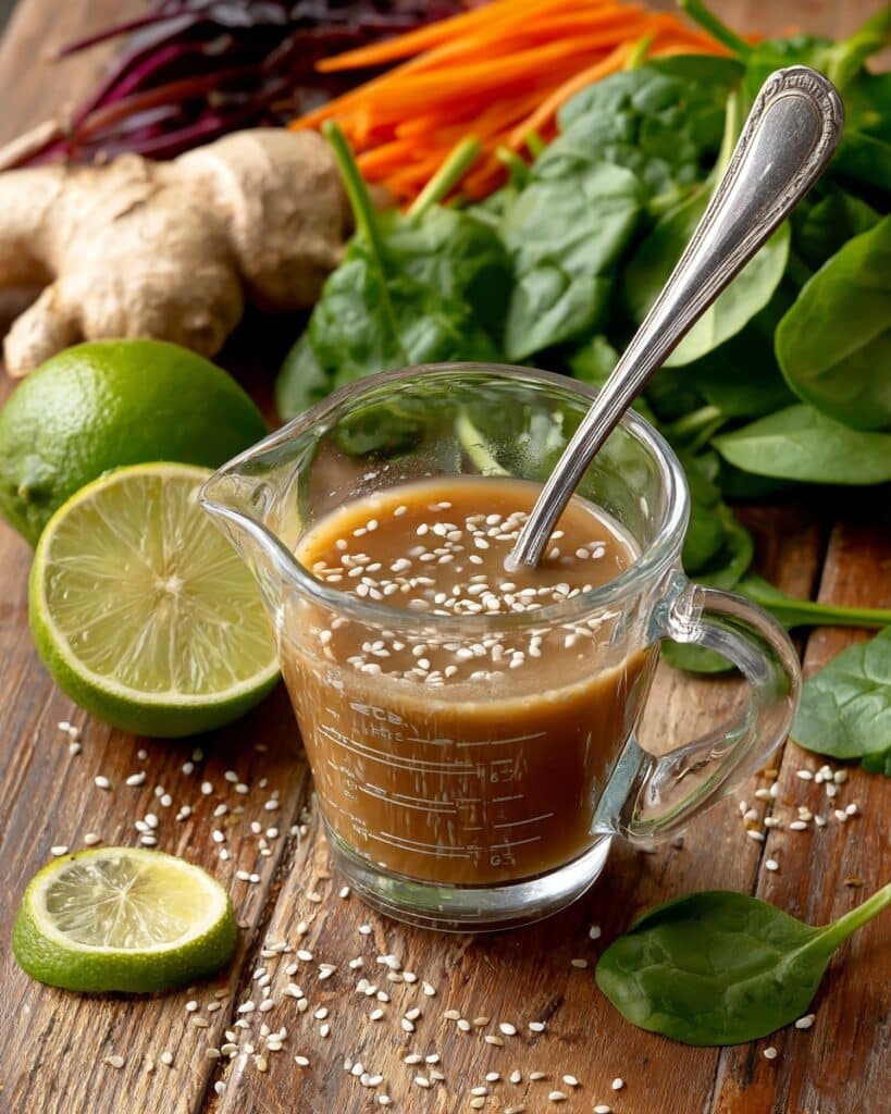 Sesame Ginger Lime Dressing Recipe