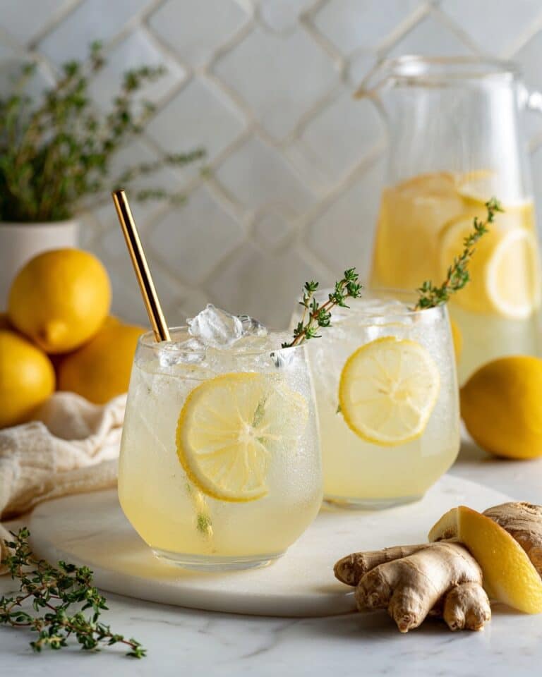 Ginger Thyme Lemonade Recipe