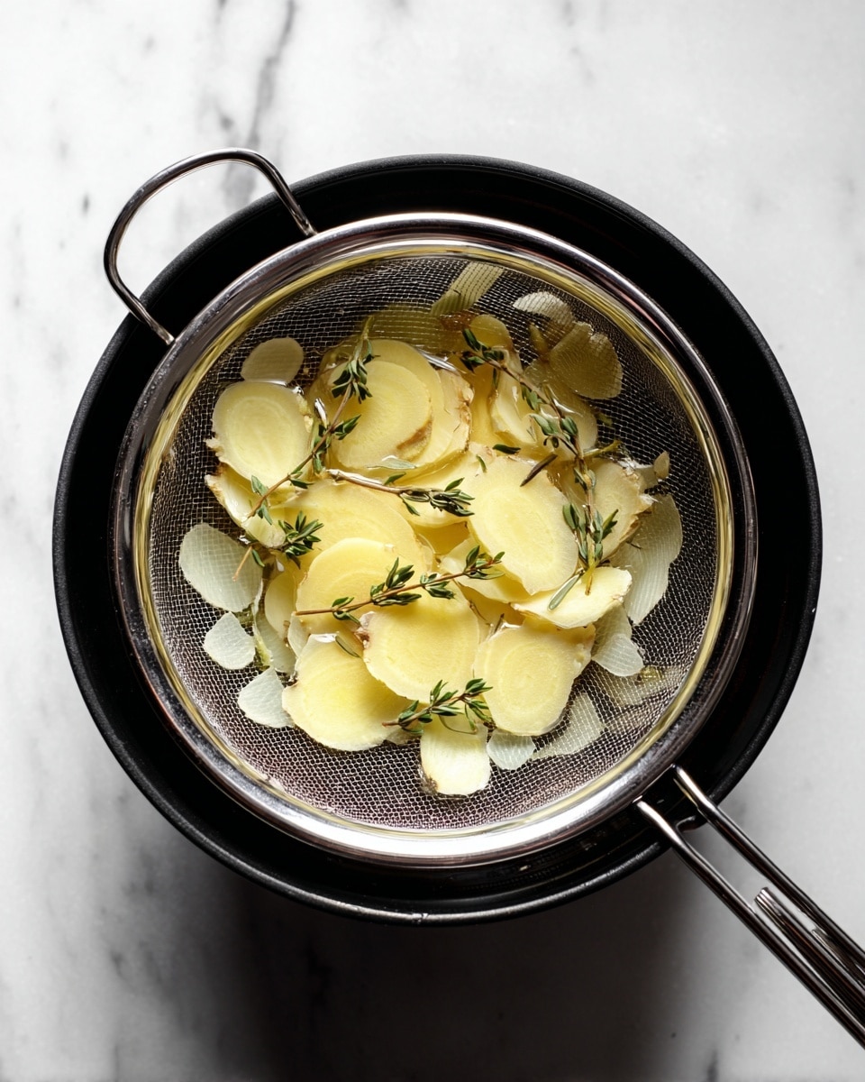 Ginger Thyme Lemonade Recipe - Recipe Image