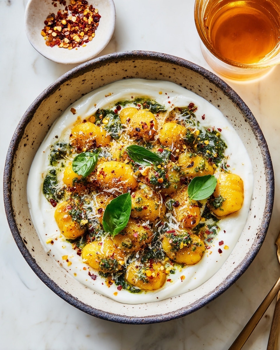 Brown Butter Corn and Pesto Gnocchi Recipe