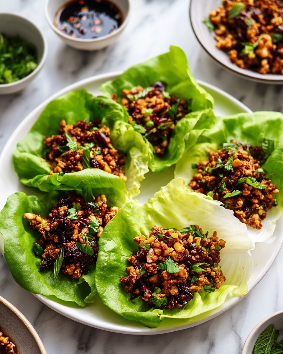 Chicken Lettuce Wraps (PF Chang’s Copycat) Recipe