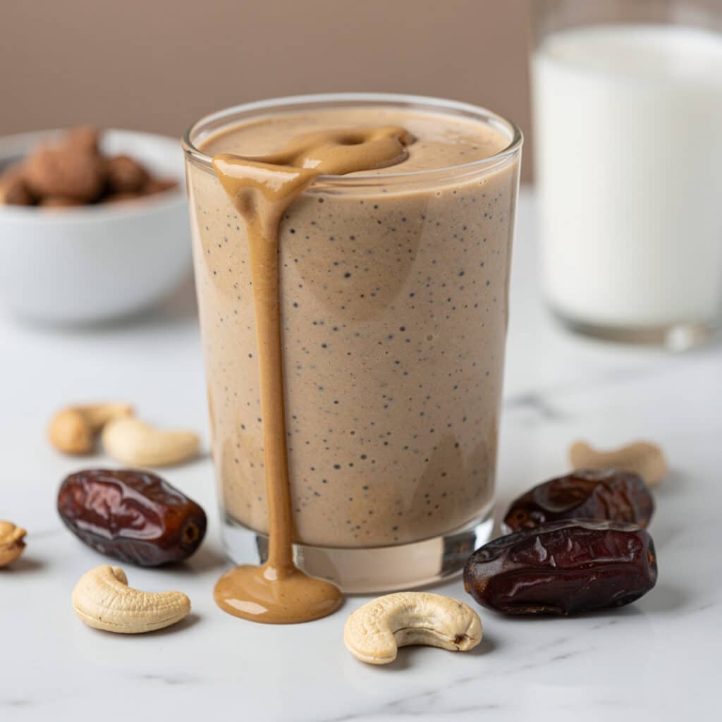 Protein Packed Vanilla Date Shake Recipe