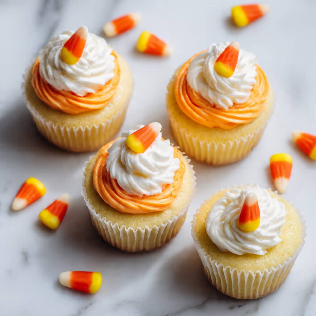 Candy Corn Cupcake Recipe