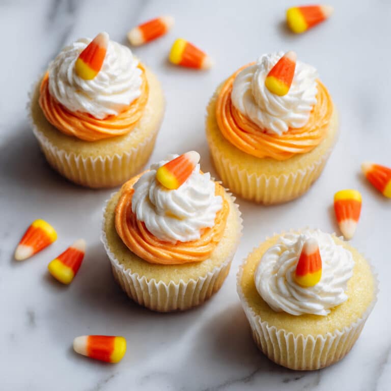 Candy Corn Cupcake Recipe
