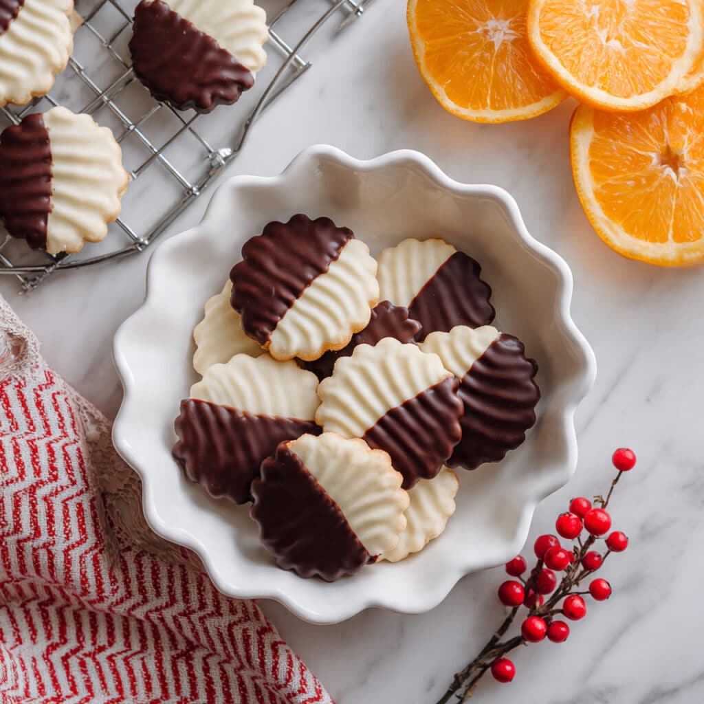 Chocolate Dipped Orange Creams Recipe