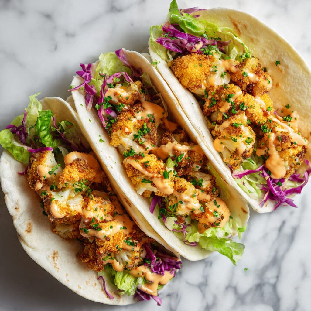 Bang Bang Cauliflower Tacos Recipe