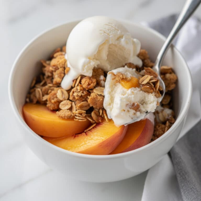 Raspberry Peach Crisp Recipe