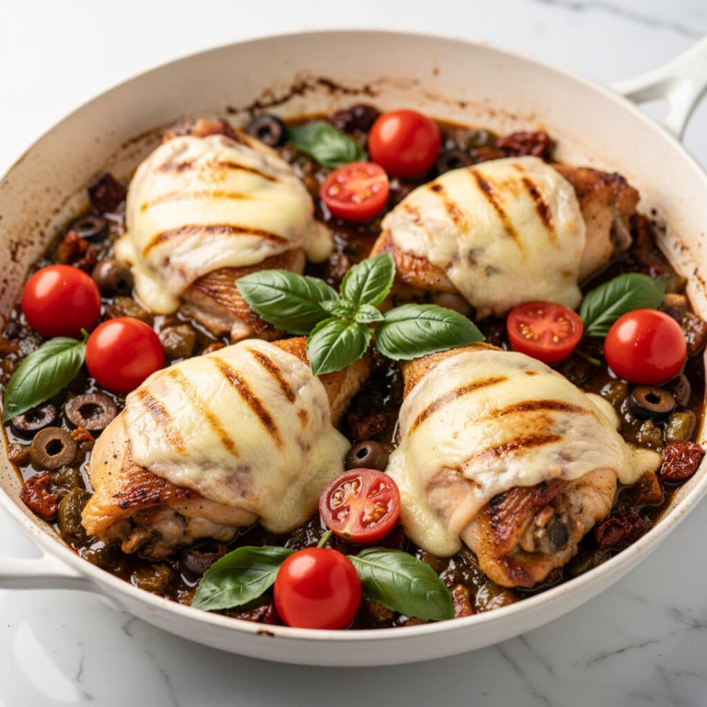 Chicken Caprese with Balsamic Reduction Recipe