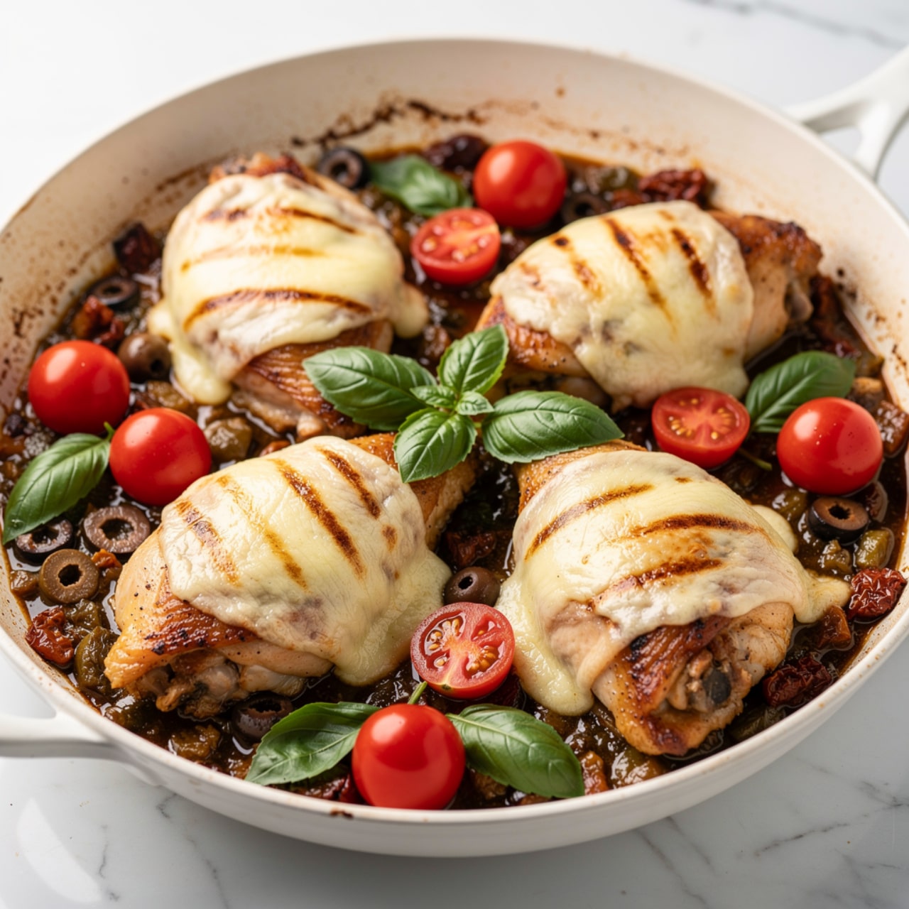 Chicken Caprese with Balsamic Reduction Recipe
